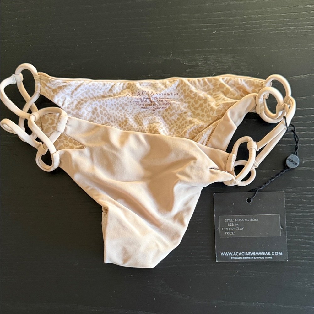 Acacia Swimwear Nala Bottom in Beige